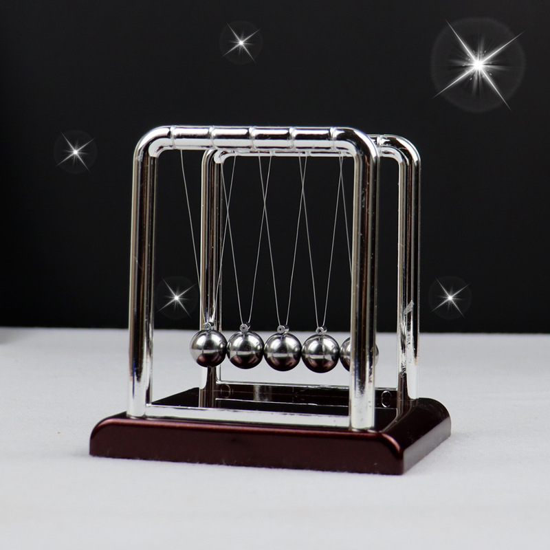 Newton Cradle Large - Physical Science Toy Newton Balance Pendulum