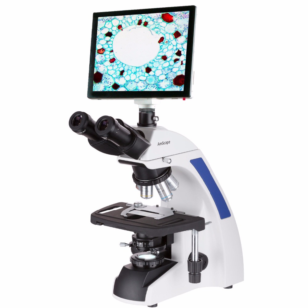 Amscope Microscope Compound 40X-1000X - AmScope T720 Series Trinocular Koehler LED