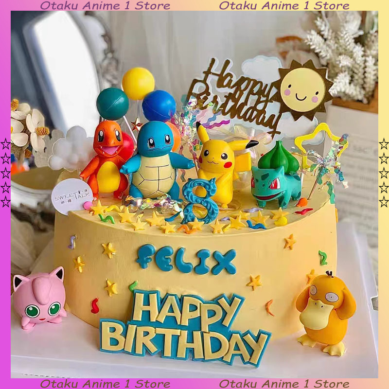 13PCS/SET Pikachu Cake Topper  - đánh giá và giá Science Of Happiness