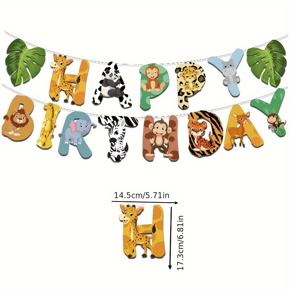 15pcs Jungle Safari Party Pape - đánh giá và giá Science Of Happiness