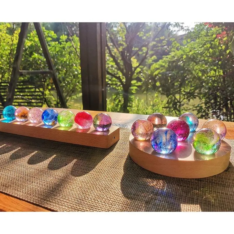 4/6/8cm Fantasy Colorful Glass - đánh giá và giá Solar System Orrery