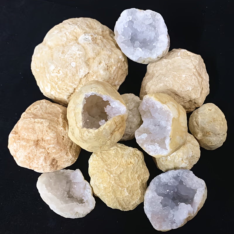 10/20pcs Natural Quartz Geode  - đánh giá và giá Geode Crystal Break