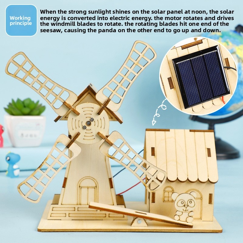 Solar windmill houses, childre - đánh giá và giá Science Max