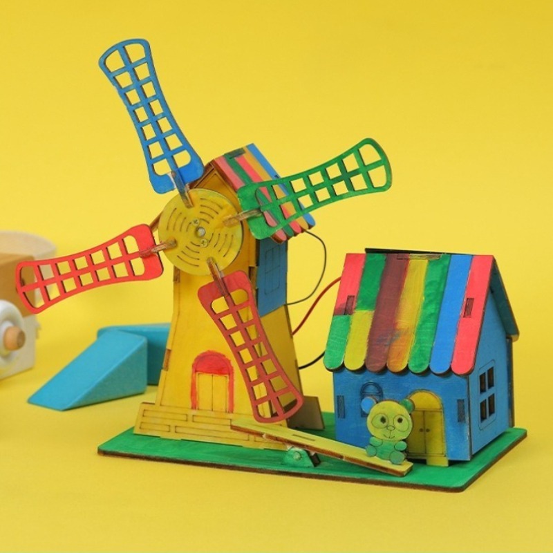 Solar windmill houses, childre - đánh giá và giá Science Max