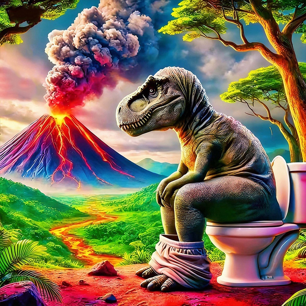 EverShine DIY Diamond Embroide - đánh giá và giá Volcano Kit Eruption