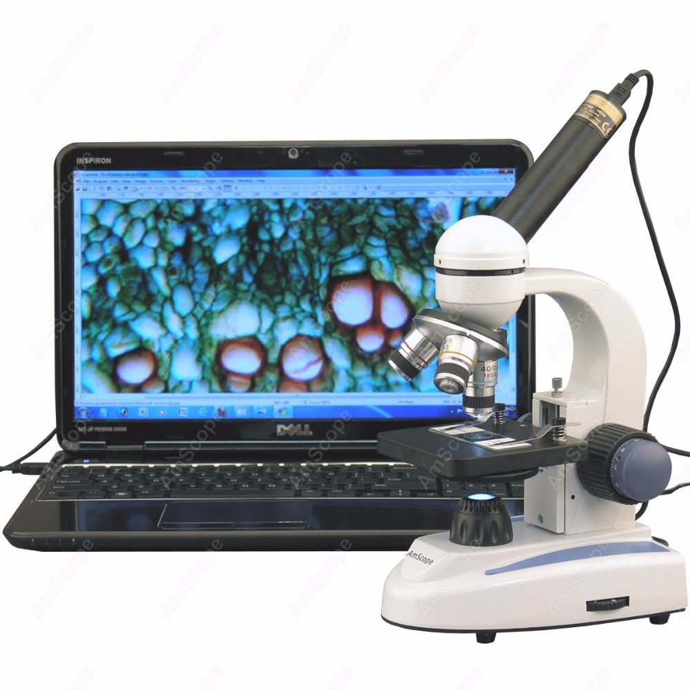 AmScope Cordless Monocular Com - đánh giá và giá Amscope Microscope Compound 40X-1000X