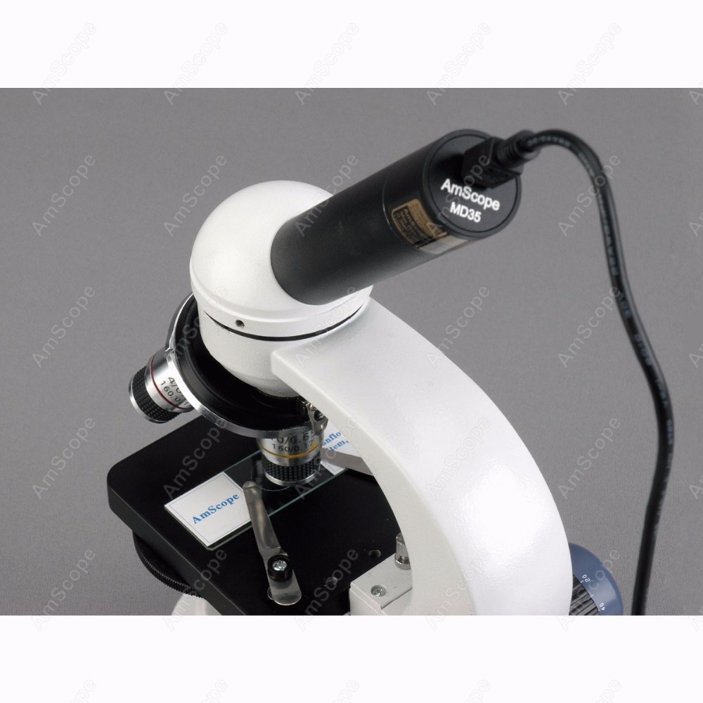 AmScope Cordless Monocular Com - đánh giá và giá Amscope Microscope Compound 40X-1000X