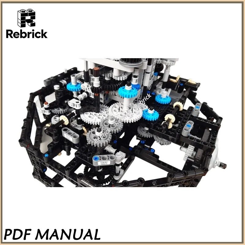 Exquisite MOC Construction Bri - đánh giá và giá Solar System Orrery