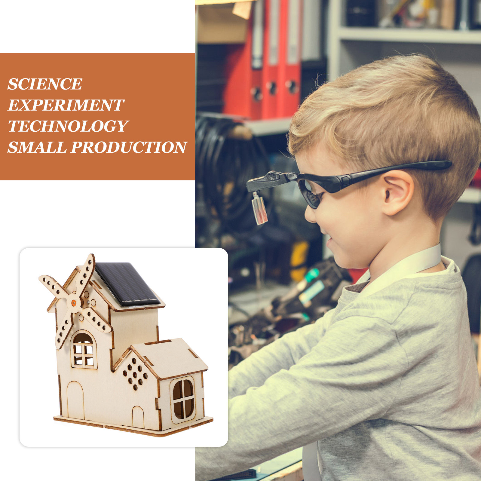 1Set Solar Windmill Assembly S - đánh giá và giá Science Project Kit