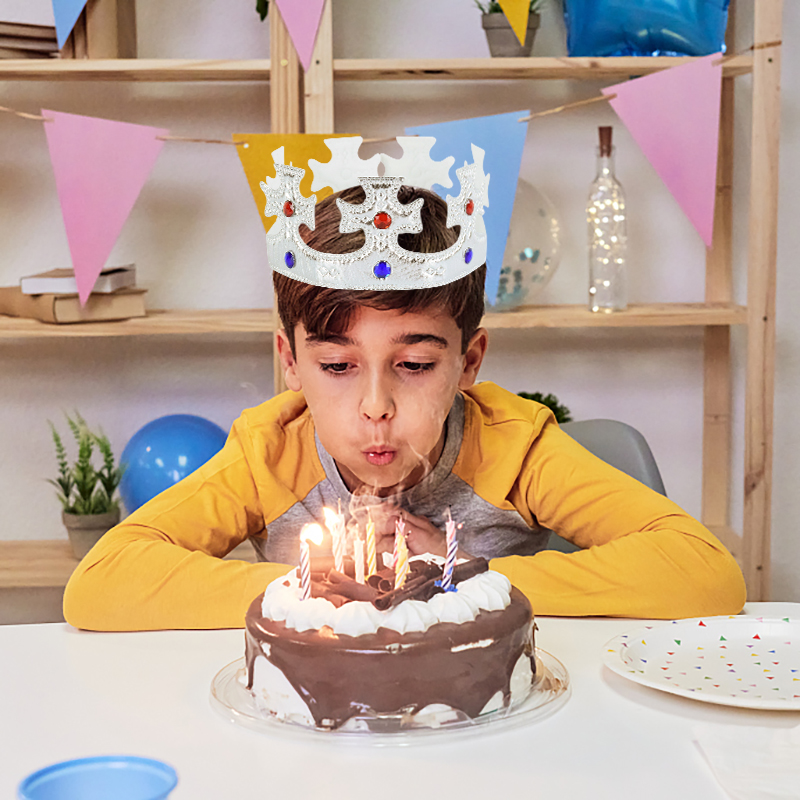 Kids Birthday Hat Gold Silver  - đánh giá và giá Science Of Happiness
