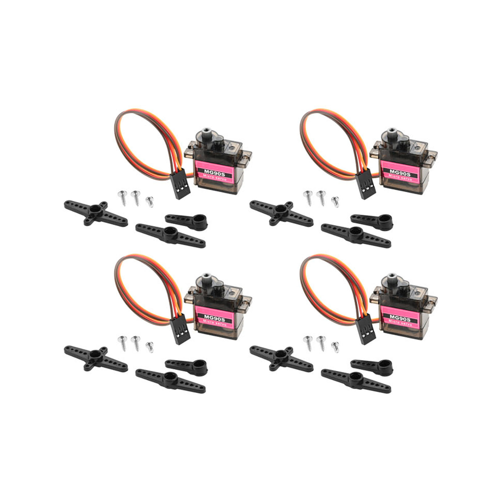 4pcs Micro Servo Metal Gear 90 - đánh giá và giá Robot Arm Motor