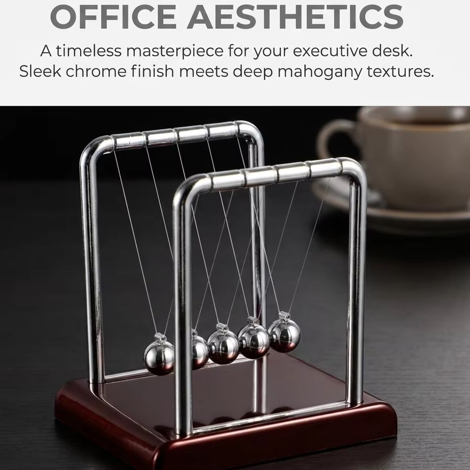 Newton Cradle Balance Pendulum - đánh giá và giá Newton Cradle Large